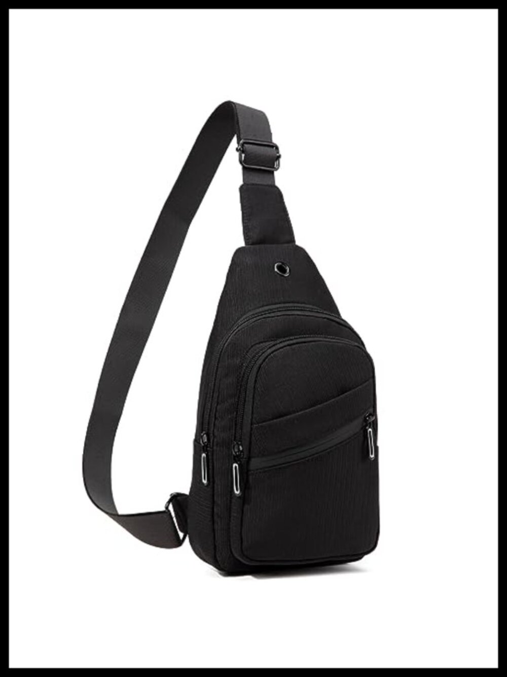 Small Sling Bag Crossbody Nylon Water Resistant Hiking Daypack Travel